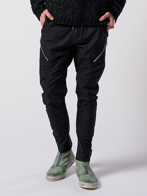 (ͽ���ʡ�9��10������ͽ��/wjk�����֥른��������/puckering banana teck pants/black