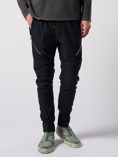(ͽ���ʡ�9��10������ͽ��/wjk�����֥른��������/puckering banana teck pants/black