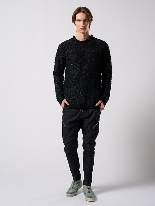 (ͽ���ʡ�9��10������ͽ��/wjk�����֥른��������/puckering banana teck pants/black