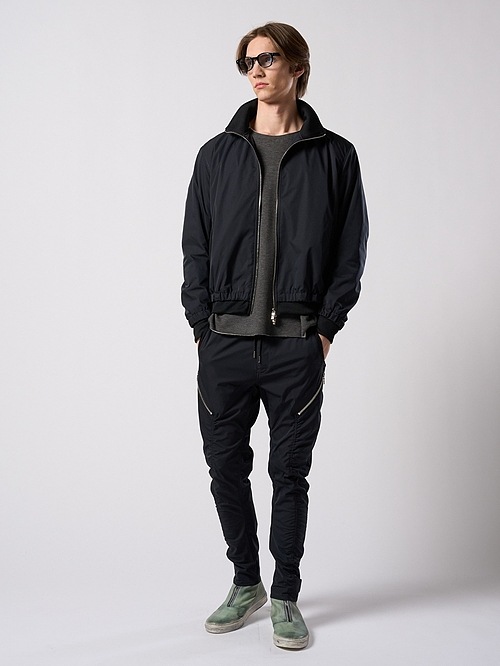 (ͽ���ʡ�9��10������ͽ��/wjk�����֥른��������/puckering banana teck pants/black
