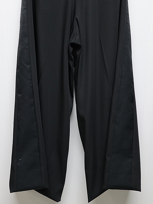 (ͽ���ʡ�5��6������ͽ��/THE ONENESS�������ͥ�/W-Satin Wide Slacks/Black