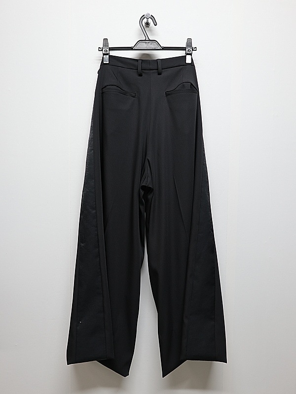 (ͽ���ʡ�5��6������ͽ��/THE ONENESS�������ͥ�/W-Satin Wide Slacks/Black