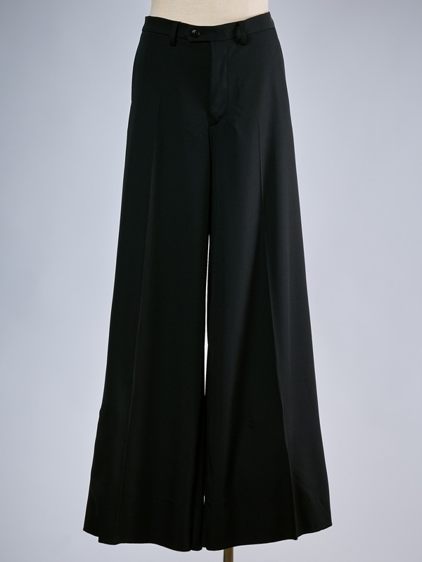 (ͽ���ʡ�5��6������ͽ��/THE ONENESS�������ͥ�/W-Satin Wide Slacks/Black