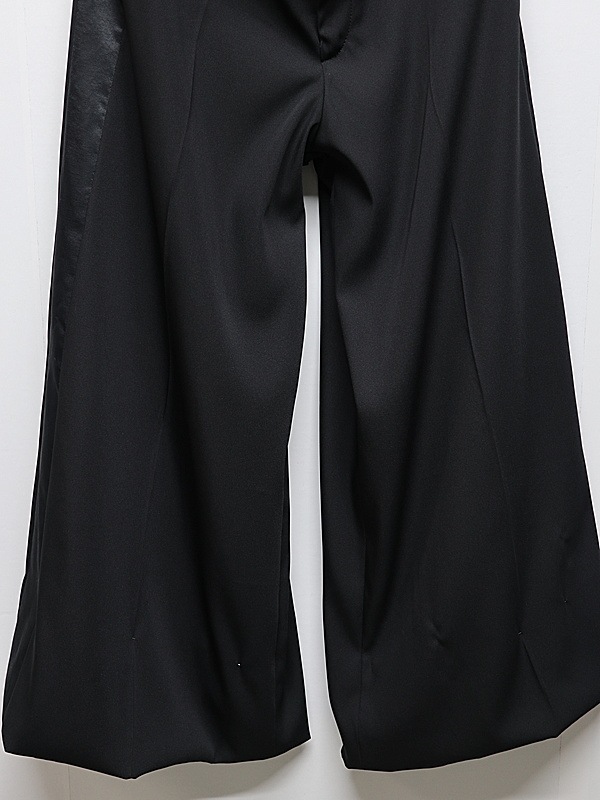 (ͽ���ʡ�5��6������ͽ��/THE ONENESS�������ͥ�/W-Satin Wide Slacks/Black