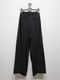 (ͽ���ʡ�5��6������ͽ��/THE ONENESS�������ͥ�/W-Satin Wide Slacks/Black