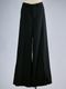 (ͽ���ʡ�5��6������ͽ��/THE ONENESS�������ͥ�/W-Satin Wide Slacks/Black