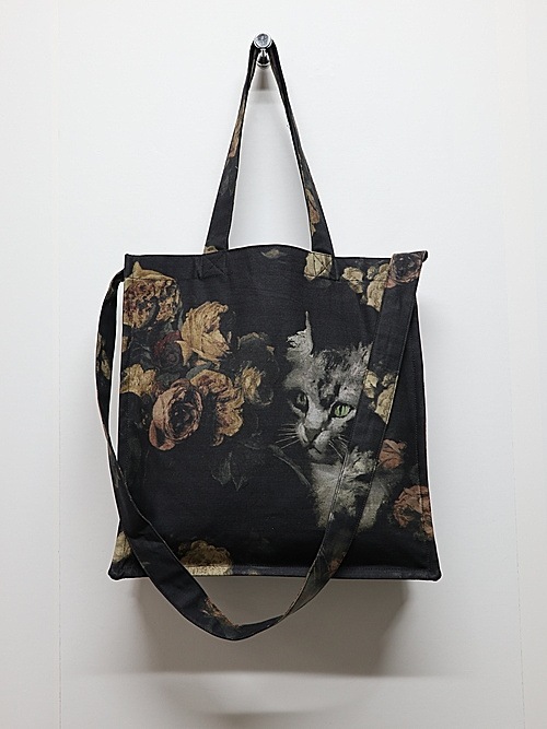 LADLAD MUSICIAN����å� �ߥ塼�������/RECORD BAG ROSE+CAT/BLACK BEIGE