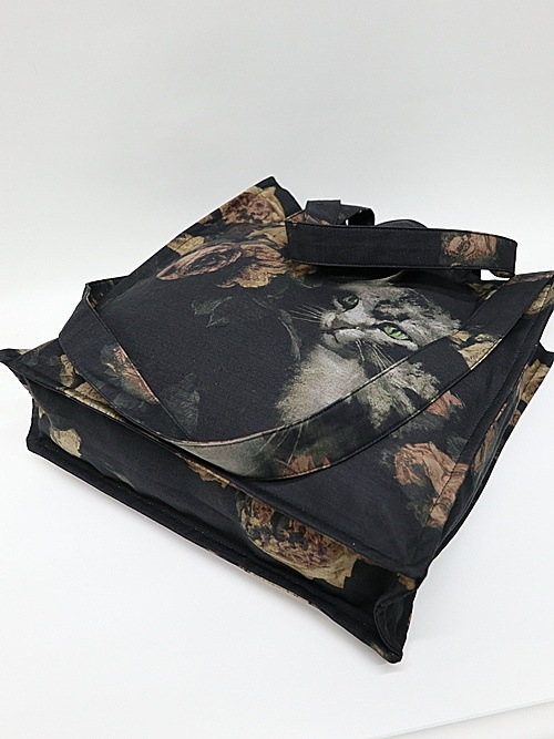LADLAD MUSICIAN����å� �ߥ塼�������/RECORD BAG ROSE+CAT/BLACK BEIGE