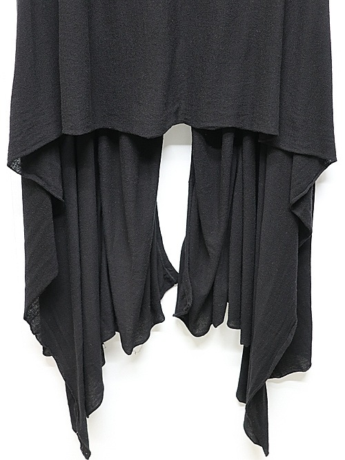 JULIUSꥦ/TEXTURE JERSEY STOLE5/BLACK