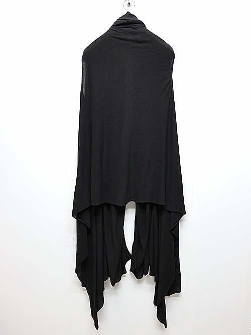 JULIUSꥦ/TEXTURE JERSEY STOLE5/BLACK