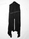 (ͽ)89ͽ/JULIUSꥦ/TEXTURE JERSEY STOLE5/BLACK