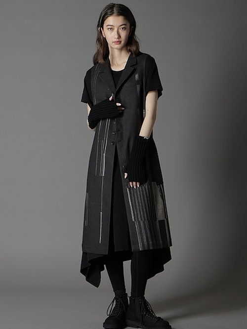 SALE30%OFF/Ground Y�����饦��ɥ磻/WASHABLE WOOL FINGERED ARM WARMER/BLACK.