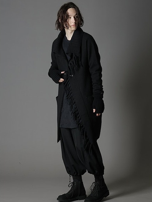 SALE30%OFF/Ground Y�����饦��ɥ磻/WASHABLE WOOL FINGERED ARM WARMER/BLACK.