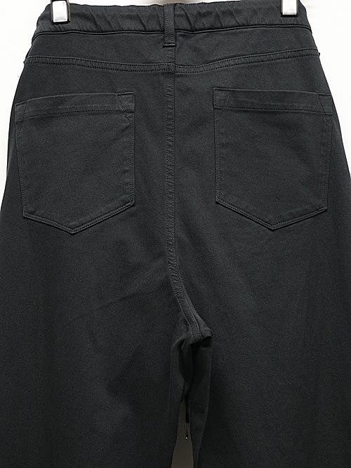 RESOUND CLOTHING���ꥵ����ɥ���������/regular taperd KING DENIM JERSEY/BLACK