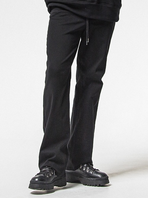 RESOUND CLOTHING���ꥵ����ɥ���������/regular taperd KING DENIM JERSEY/BLACK