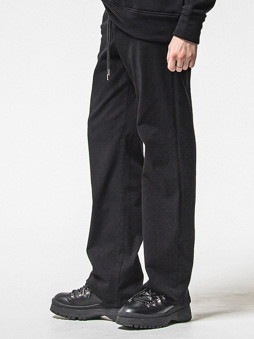 RESOUND CLOTHING���ꥵ����ɥ���������/regular taperd KING DENIM JERSEY/BLACK