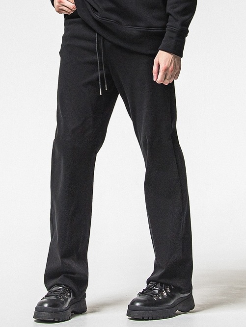 RESOUND CLOTHING���ꥵ����ɥ���������/regular taperd KING DENIM JERSEY/BLACK