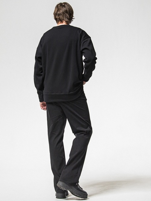 RESOUND CLOTHING���ꥵ����ɥ���������/regular taperd KING DENIM JERSEY/BLACK