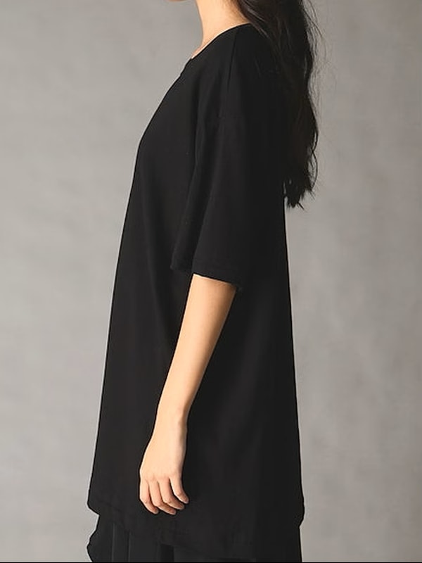 Ground Y�����饦��ɥ磻/20/- JERSEY T-SHIRT/BLACK