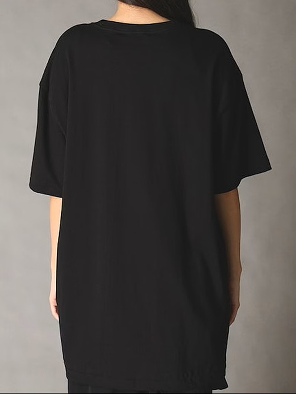 Ground Y�����饦��ɥ磻/20/- JERSEY T-SHIRT/BLACK