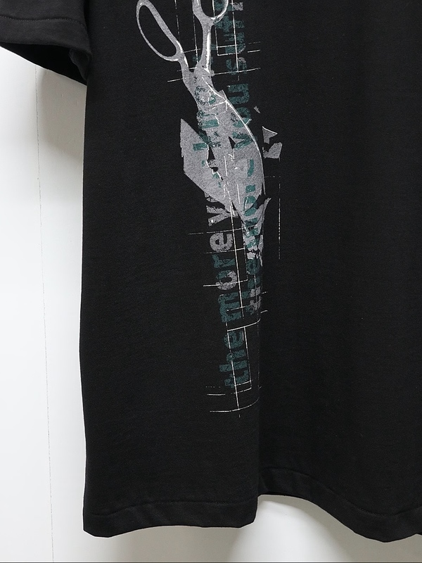 Ground Y�����饦��ɥ磻/20/- JERSEY T-SHIRT/BLACK