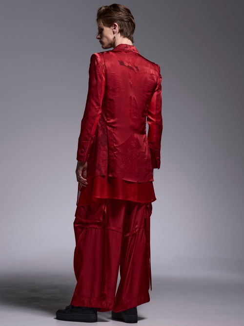 (ͽ���ʡ�7��8������ͽ��/kiryuyrik������奦����奦/Sahadow Butterfly Opal Layered Jacket/Red