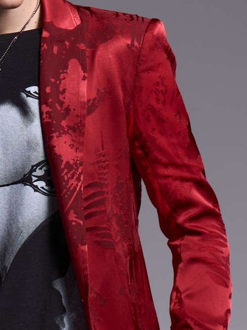 (ͽ���ʡ�7��8������ͽ��/kiryuyrik������奦����奦/Sahadow Butterfly Opal Layered Jacket/Red