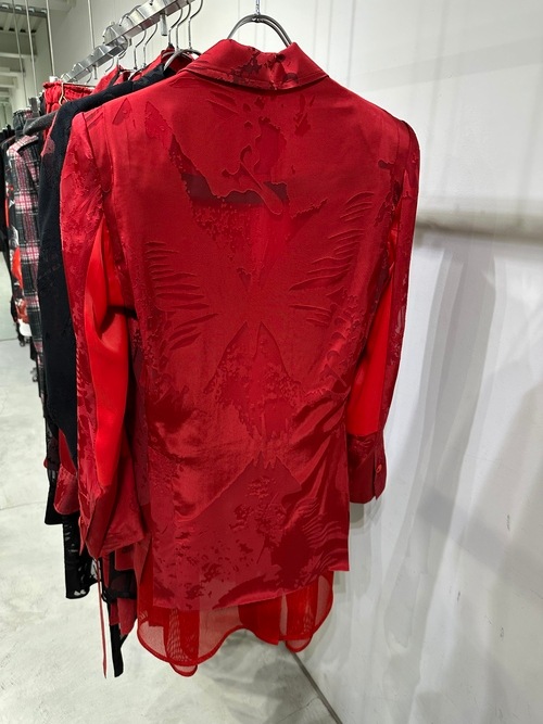 (ͽ���ʡ�7��8������ͽ��/kiryuyrik������奦����奦/Sahadow Butterfly Opal Layered Jacket/Red