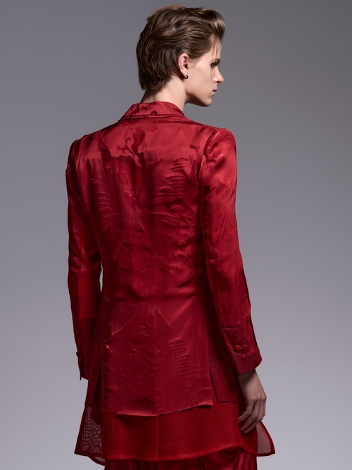 (ͽ���ʡ�7��8������ͽ��/kiryuyrik������奦����奦/Sahadow Butterfly Opal Layered Jacket/Red