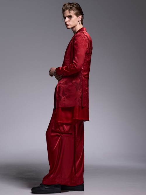 (ͽ���ʡ�7��8������ͽ��/kiryuyrik������奦����奦/Sahadow Butterfly Opal Layered Jacket/Red