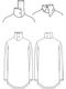 Ground Y�����饦��ɥ磻/CATCH WASHER WRINKLE JERSEY TURTLENECK LONG SLEEVED T-SHIRT/BLACK