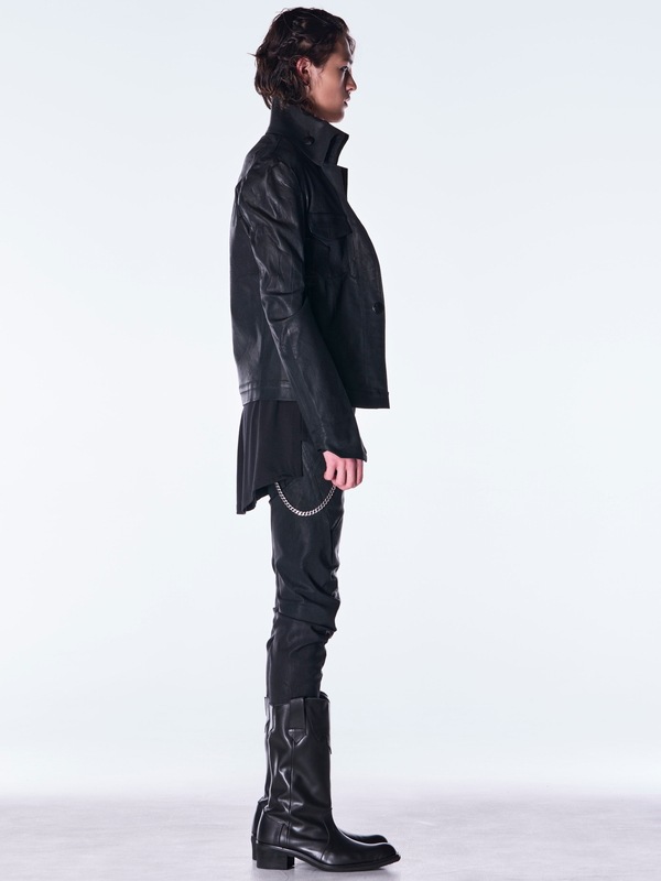 (ͽ���ʡ�11������12������ͽ��/kiryuyrik������奦����奦/Denim Napoleon Blouson/Black