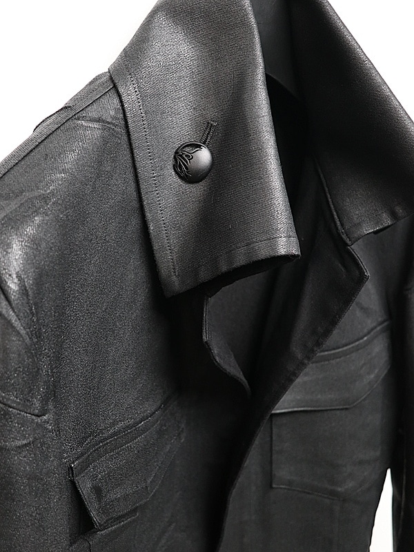 (ͽ���ʡ�11������12������ͽ��/kiryuyrik������奦����奦/Denim Napoleon Blouson/Black