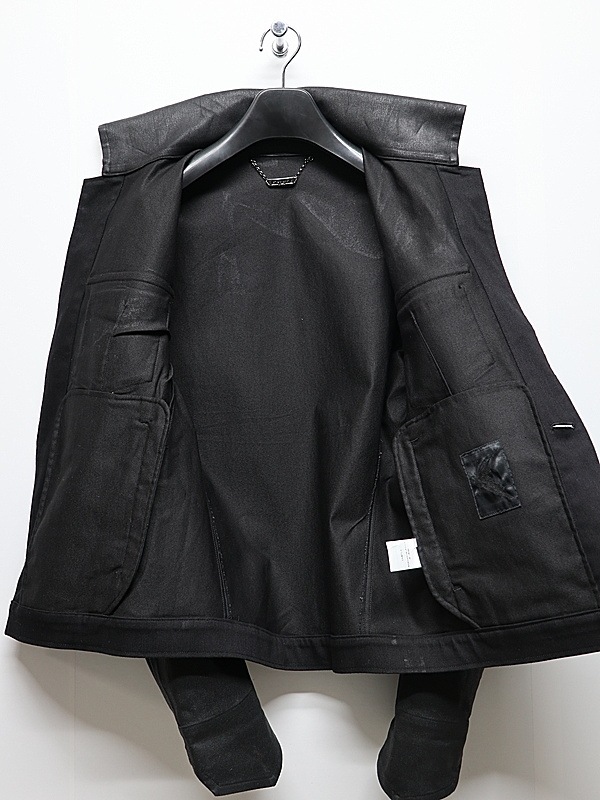 (ͽ���ʡ�11������12������ͽ��/kiryuyrik������奦����奦/Denim Napoleon Blouson/Black