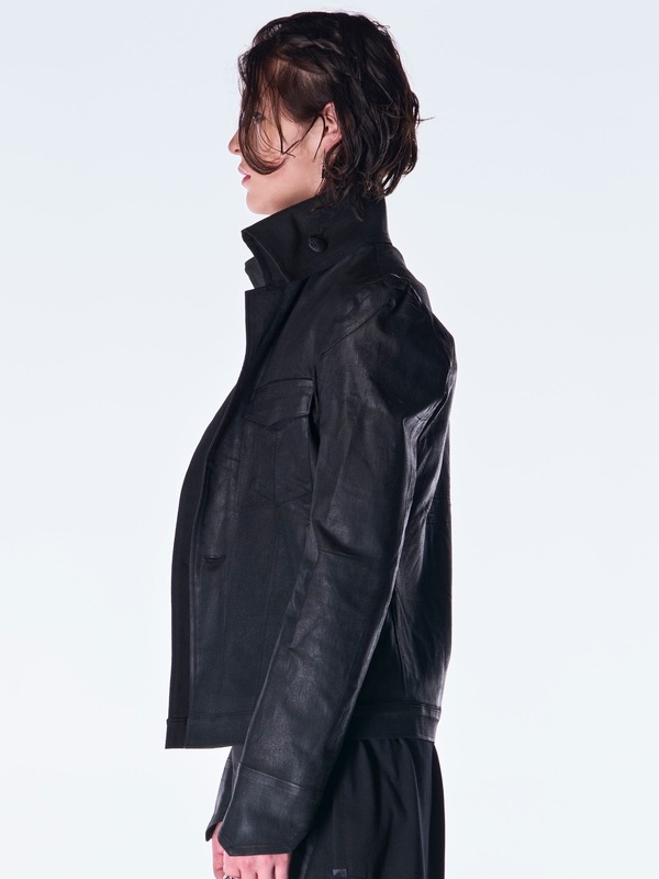 (ͽ���ʡ�11������12������ͽ��/kiryuyrik������奦����奦/Denim Napoleon Blouson/Black