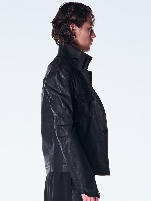 (ͽ���ʡ�11������12������ͽ��/kiryuyrik������奦����奦/Denim Napoleon Blouson/Black