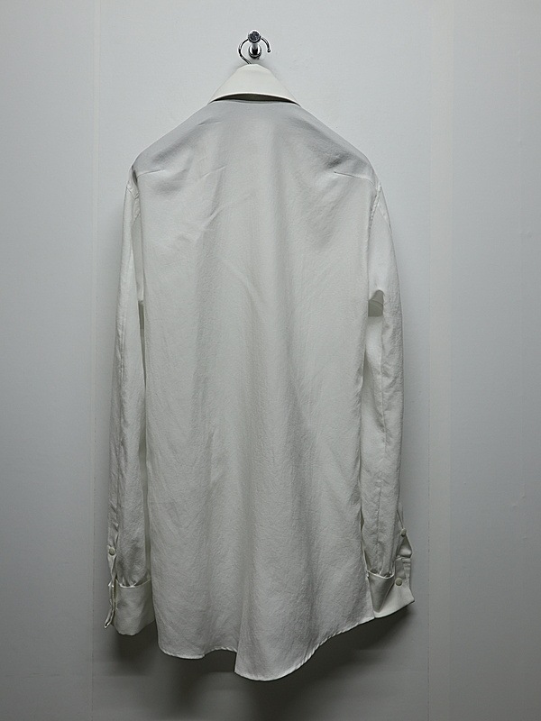 (ͽ���ʡ�5��6������ͽ��/THE ONENESS�������ͥ�/Back Satin W-Cuffs Shirt/White