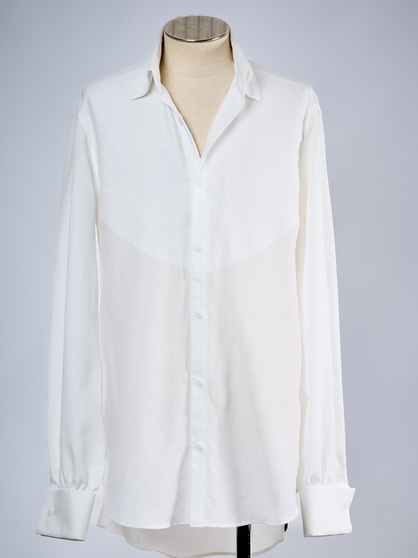 (ͽ���ʡ�5��6������ͽ��/THE ONENESS�������ͥ�/Back Satin W-Cuffs Shirt/White