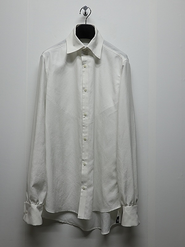 (ͽ���ʡ�5��6������ͽ��/THE ONENESS�������ͥ�/Back Satin W-Cuffs Shirt/White
