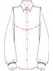 (ͽ���ʡ�5��6������ͽ��/THE ONENESS�������ͥ�/Back Satin W-Cuffs Shirt/White