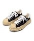 Maison MIHARA YASUHIRO/rs - BLAKEY -vintage color dyed original sole canvas Low-Top sneakers/BLACK.