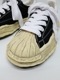 Maison MIHARA YASUHIRO/rs - BLAKEY -vintage color dyed original sole canvas Low-Top sneakers/BLACK.