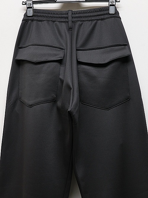 �㴰���THE ONENESS�������ͥ�/Eco Jersey Wide Slacks Jersey/Black&White