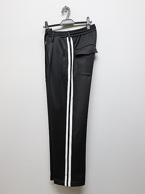 �㴰���THE ONENESS�������ͥ�/Eco Jersey Wide Slacks Jersey/Black&White