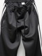 �㴰���THE ONENESS�������ͥ�/Eco Jersey Wide Slacks Jersey/Black&White