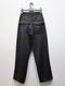 �㴰���THE ONENESS�������ͥ�/Eco Jersey Wide Slacks Jersey/Black&White