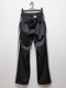 �㴰���THE ONENESS�������ͥ�/Eco Jersey Wide Slacks Jersey/Black&White