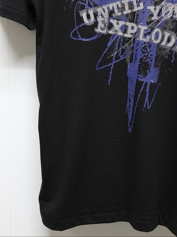 Ground Y�����饦��ɥ磻/20/- JERSEY MESSAGE T-SHIRT/BLACK