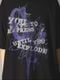 Ground Y�����饦��ɥ磻/20/- JERSEY MESSAGE T-SHIRT/BLACK
