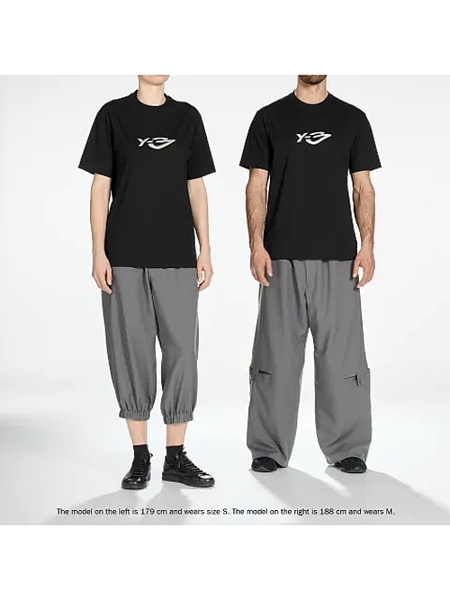 Y-3���磻���꡼/LOGO LS TEE/BLACK����